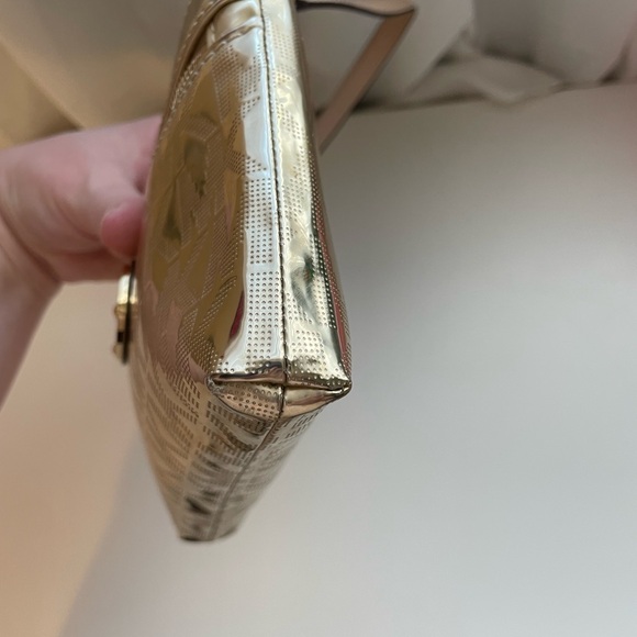 Michael Kors Metallic Gold Women's Wristlet - Picture 7 of 9